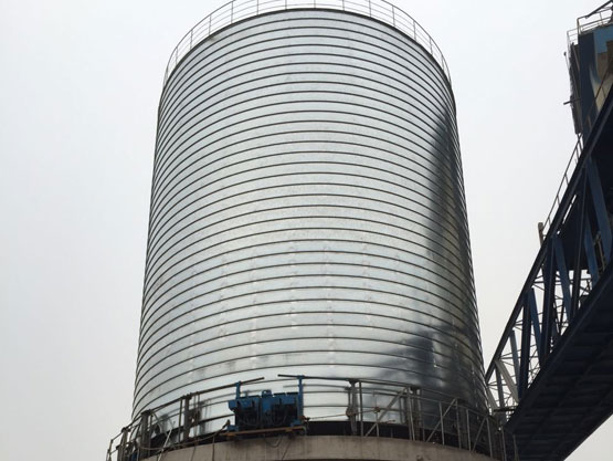 silo de cenizas volantes de carbón